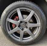 VW T5 jsme obuli na Alu kolo PROLINE 8x18" ET35, 5x120x65 a Continental WinterContact TS 850 P 255/45 R18 103V XL